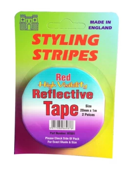 Image of Hi Vis Reflective Tape - Red- CASTLE PROMOTIONS- RTR