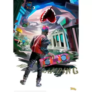 Image of Back to the Future Illustrative Limited Edition Art Print