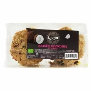 Image of Biona Raisin & Coconut Cookies 240g
