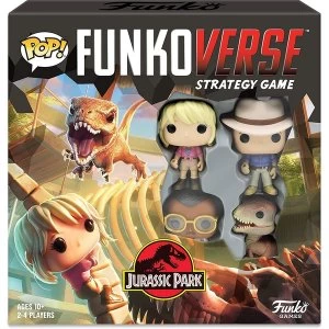 Image of POP Funkoverse Jurassic Park 100 Base Set Board Game
