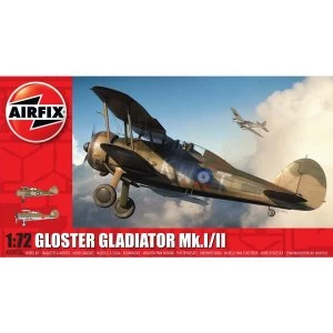 Image of Gloster Gladiator Mk.I/Mk.II 1:72 Series 2 Air Fix Model Kit