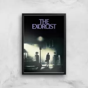 Image of The Exorcist Giclee Art Print - A3 - Black Frame