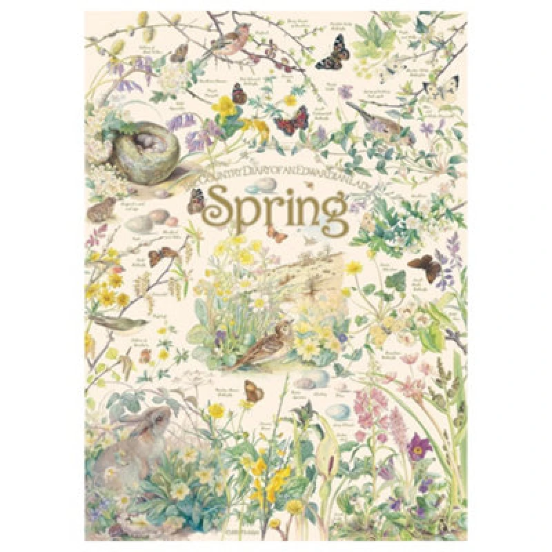 Image of Cheatwell Games Country Diary Spring Jigsaw Puzzle 1000 Pieces Multi