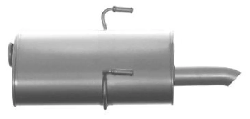 Image of IZAWIT 27.083 Rear silencer Rear, without mounting parts End Silencer (3437)