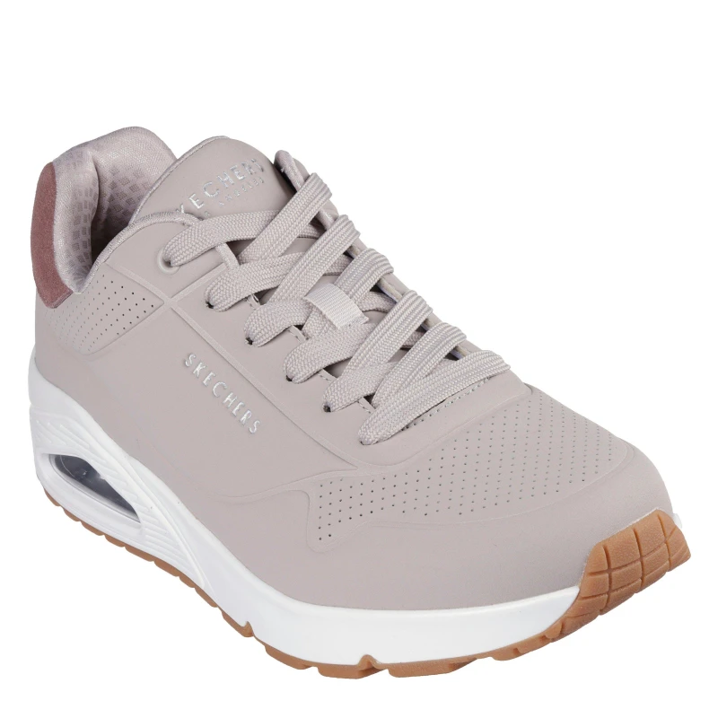 Image of Skechers UNO Stand On Air Trainers Mens Taupe male 7 (41)