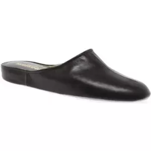 Image of Relax Slippers Gavin Mens Leather Slippers boys's Childrens Slippers in Red,12