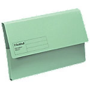Image of Guildhall Document Wallets Folio Green 285gsm Manila 50 Pieces