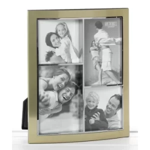 Image of Gold Anodised Multi Frame 4 Pictures