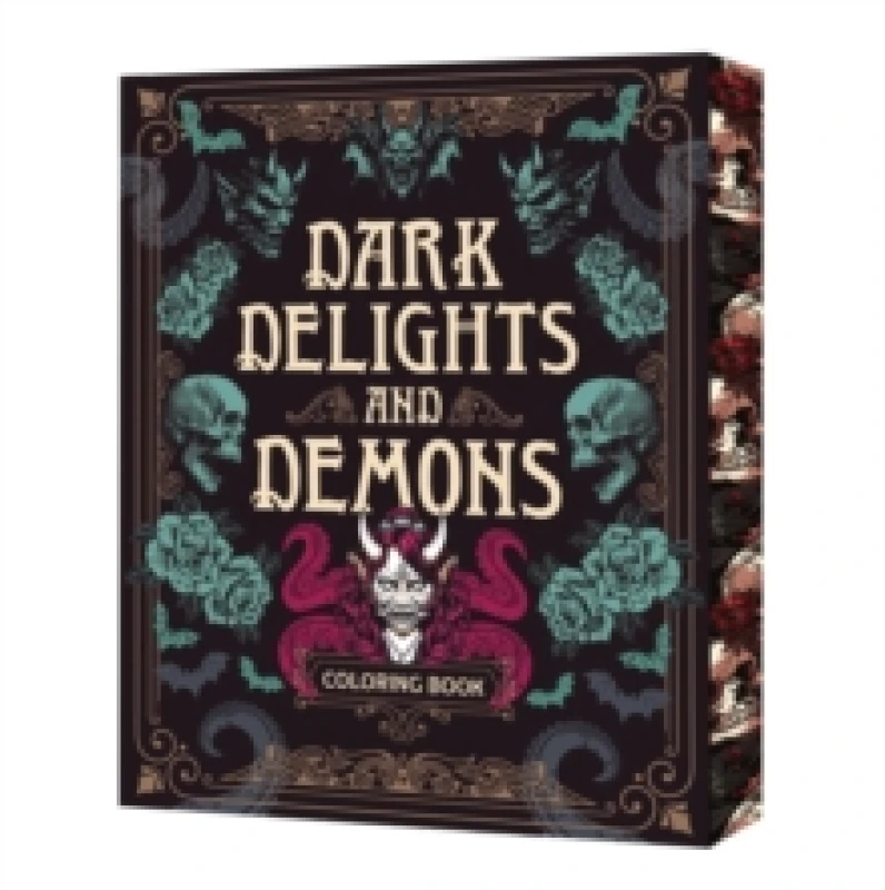 Image of Dark Delights and Demons Coloring Book. Paperback. By Editors of Chartwell Books Books