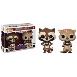 Image of Rocket and Lylla Guardians of the Galaxy Funko Pop Vinyl Figure