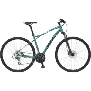 Image of GT Transeo Elite Hybrid Bike - Green