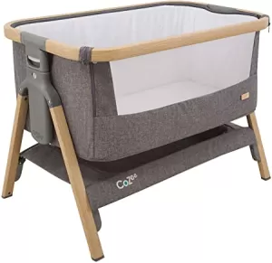 Image of Tutti Bambini CoZee Bedside Crib - Charcoal