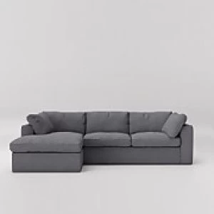 Image of Swoon Seattle Smart Wool Corner Sofa - Left Hand Side - Corner Sofa - Anthracite