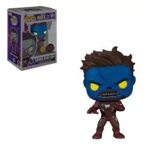 Image of Marvel What If...? Zombie Iron Man Glow-In-The-Dark EXC Funko Pop! Vinyl