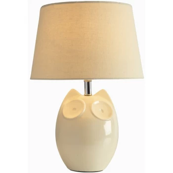 Image of Village At Home The Lighting and Interior Group Hector Table Lamp - Cream