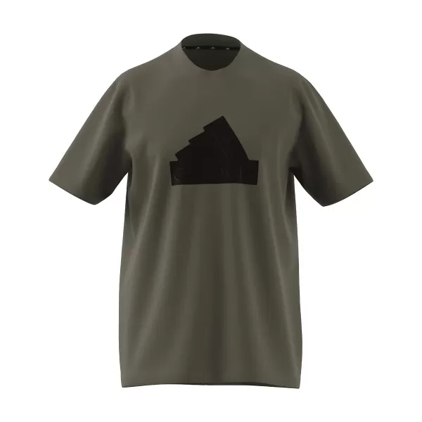 Image of Future Icons Cotton T-Shirt with Logo Print