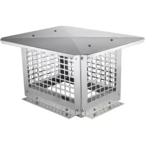 Image of VEVOR Chimney Cap, 13 x 9 inch, 304 Stainless Steel Fireplace Chimney Cover, Not Easily Toppled & Practical Accessories & Easy Installation, Fits