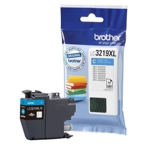 Image of Brother LC3219 Cyan Ink Cartridge