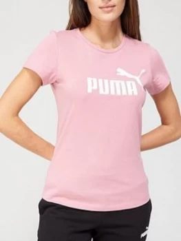 Image of Puma Essential Logo Tee - Pink