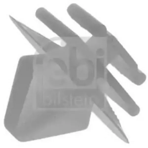 Image of FEBI BILSTEIN 100607 Clip 20 white PEUGEOT: 307 Estate, 508 I Saloon, 508 I SW, CITROEN: Berlingo II Van, FIAT: Ducato II Van Plastic, POM (Polyoxymet