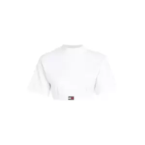 Image of Tommy Jeans Tjw Sp Crp XS Badge Mock Neck - White