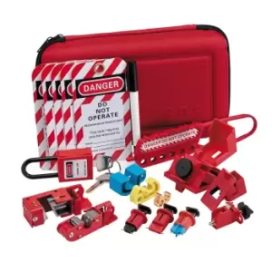 Image of Draper Electricians Safety Lockout Kit in Carry Case