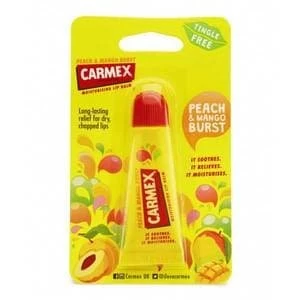 Image of Carmex Peach and Mango Lip Balm 10g Tube