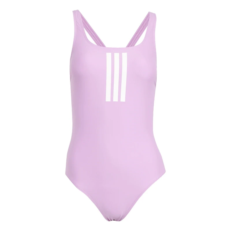 Image of adidas Mid Swimsuit Womens Purple/White female 8 (XS)