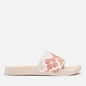Image of Kate Spade New York Womens Olympia Slide Sandals - Multi/Optic White - UK 3.5