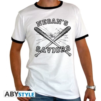 Image of The Walking Dead - Negans Saviors Mens Medium T-Shirt - White