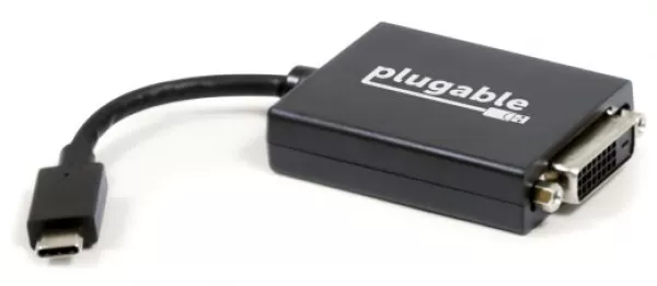 Image of PLUGABLE USB C to DVI Adapter