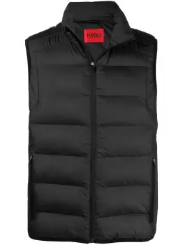 Image of BOSS Water Repellent Quilted Gilet Black