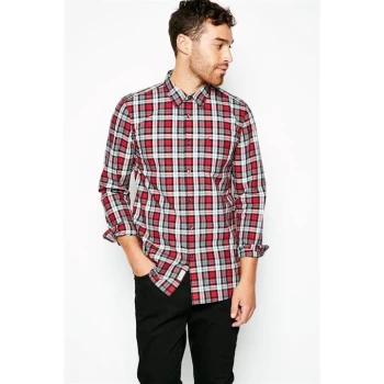 Image of Jack Wills Salcombe Poplin Check Shirt - Red