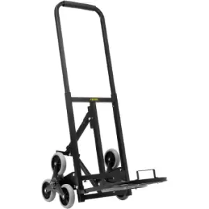 Image of VEVOR Stair Climbing Cart, Heavy-Duty Hand Truck Dolly 375 lbs Load Capacity, Foldable Stair Climber Hand Trucks with Adjustable Handle, All Terrain
