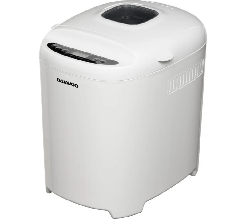 Image of Daewoo Daewoo 2lb Bread Maker Machine 11 Programs 700/900g Timer Gluten Free in White White One Size Unisex 5024996990621