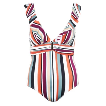 Image of Biba Taylor Frill Swimsuit - Multi