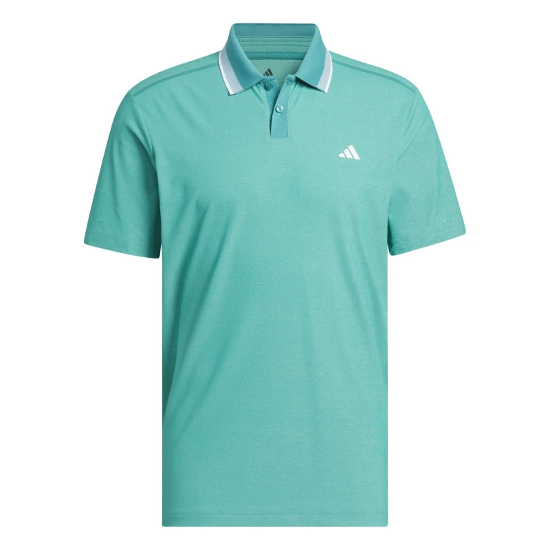 Image of adidas Mens Tour Pique Short-Sleeve Performance Polo Shirt Short Sleeve Performance Polos M Green 36110215390