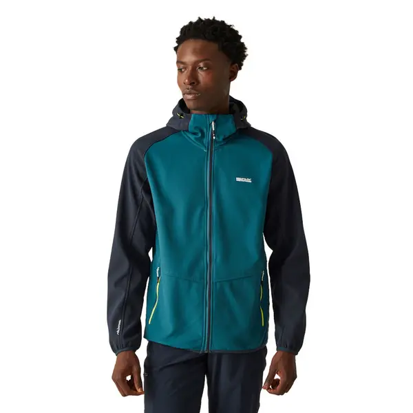 Image of Regatta Mens Arec Iii Warm Backed Hooded Softshell Jacket L - Chest 41-42' (104-106.5cm)