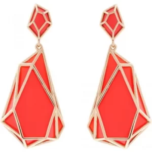 Image of Karen Millen Colour Shard Statement Earrings