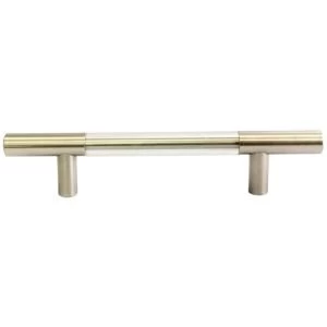 Image of BQ Satin Nickel Effect T Bar Furniture Handle Pack of 1