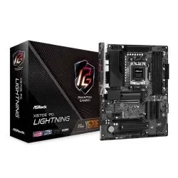 Image of Asrock X670E PG LIGHTNING, AMD X670, AM5, ATX, 4 DDR5, HDMI, DP, 2.5G LAN, PCIe5, 4x M.2