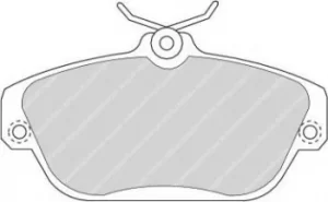 Image of Ferodo FDB1024 Brake Pad Set Front Axle Premier Car