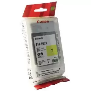 Image of Canon PFI-102Y Yellow Ink Tank 130ml 0898B001AA CO81497