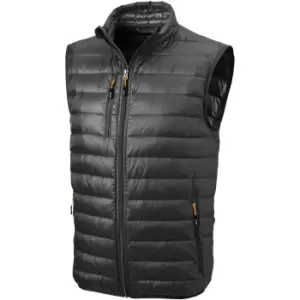 Image of Elevate Mens Fairview Light Down Bodywarmer (S) (Anthracite)