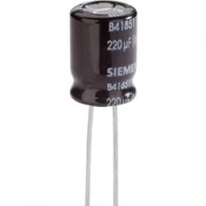 Image of Electrolytic capacitor Snap in 5mm 220 uF