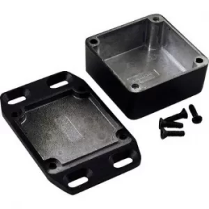 Image of Hammond Electronics 1590LLBFLBK 1590LLBFLBK Universal enclosure 50 x 50 x 25 Aluminium Black