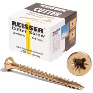 Image of Reisser - Countersunk Cutter Wood Screws - 4 x 35mm (200 Box)