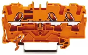 Image of Wago 2004-1302 Terminal Block, Din Rail, 3Pos, 12Awg