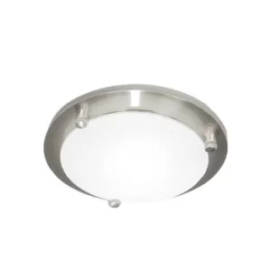 Image of Flush Ceiling Light Stainless Steel