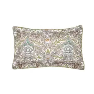 Image of William Morris Severn Oxford Pillowcase, Cochineal Pink